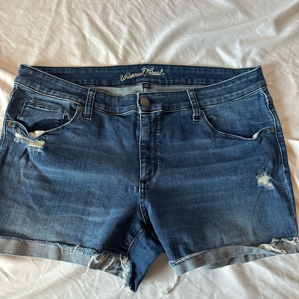 Women's Blue Jean Shorts 16W (3) pairs - Picture 8 of 10